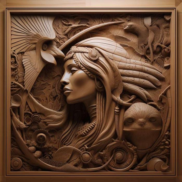 نموذج ثلاثي الأبعاد لآلة CNC 3D Art 